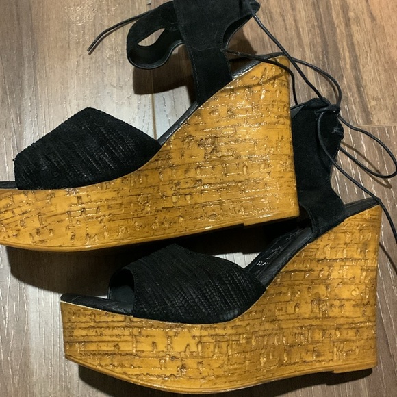 Wedge shoes, Toscanella, size 9, made in italy NWOT - Picture 2 of 5